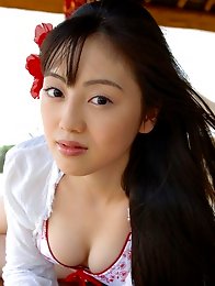 Miyuu Sawai cute Asian schoolgirl in her pleated miniskirt